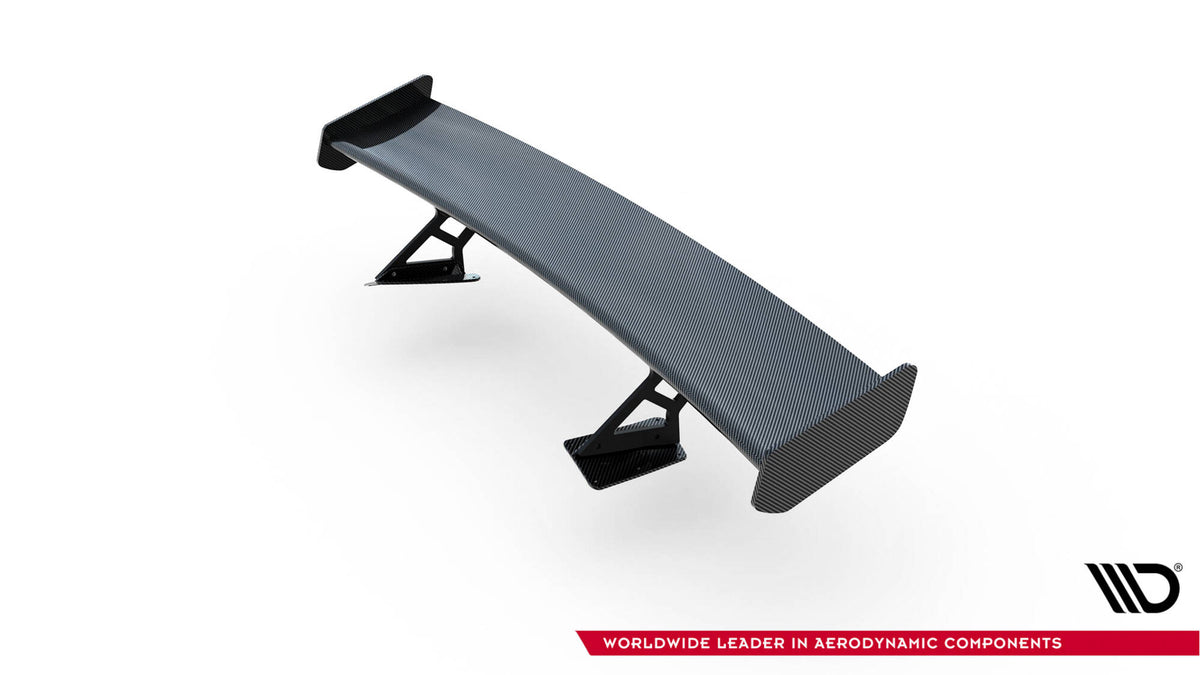 Carbon Spoiler With Internal Brackets Uprights + LED suitable for Chevrolet Corvette Stingray / Grand Sport C7
