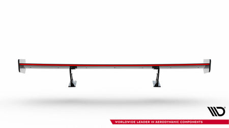 Carbon Spoiler With Internal Brackets Uprights + LED suitable for Honda Civic SI Mk10