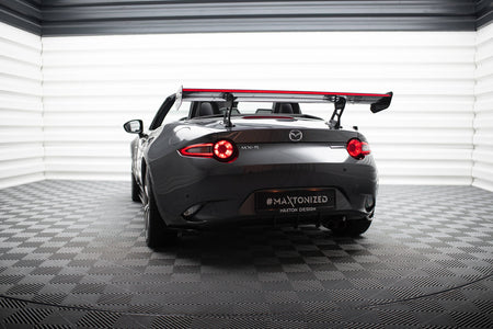 Carbon Spoiler With Internal Brackets Uprights + LED suitable for Mazda MX-5 ND (Mk4)