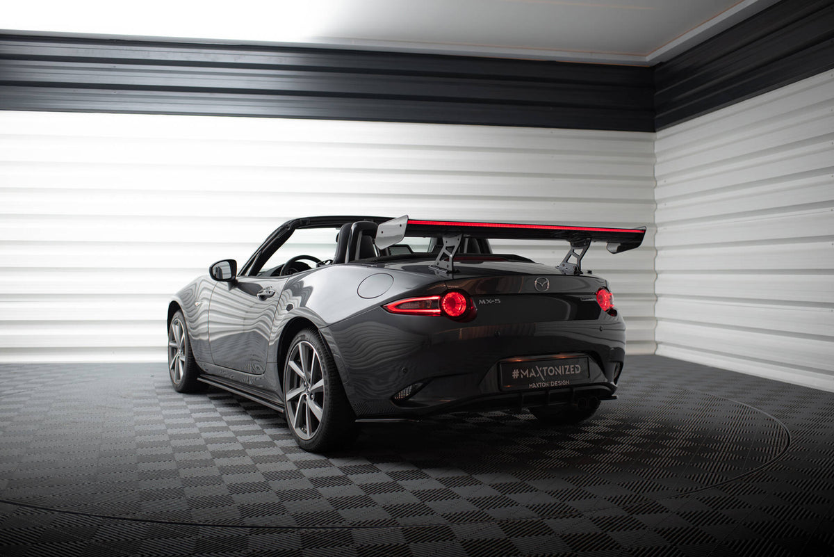 Carbon Spoiler With Internal Brackets Uprights + LED suitable for Mazda MX-5 ND (Mk4)