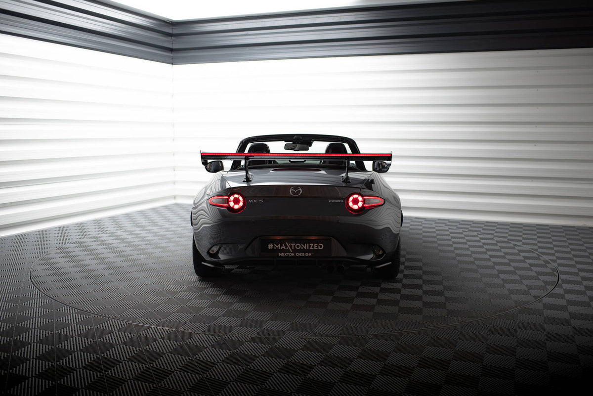 Carbon Spoiler With Internal Brackets Uprights + LED suitable for Mazda MX-5 ND (Mk4)