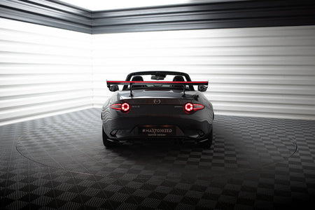 Carbon Spoiler With Internal Brackets Uprights + LED suitable for Mazda MX-5 ND (Mk4)