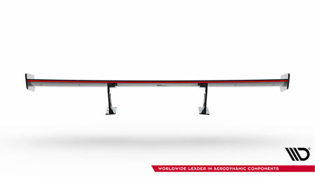 Carbon Spoiler With Internal Brackets Uprights + LED suitable for Toyota GR86 / Subaru BRZ Mk2