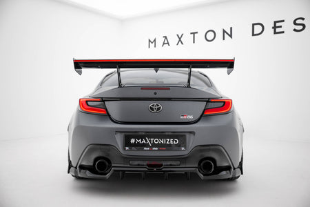 Carbon Spoiler With Internal Brackets Uprights + LED suitable for Toyota GR86 / Subaru BRZ Mk2