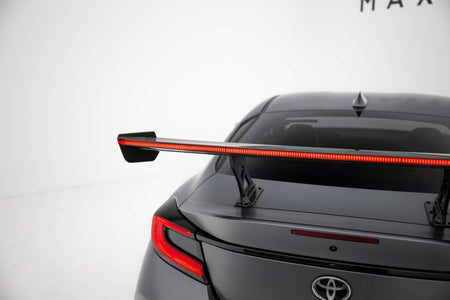 Carbon Spoiler With Internal Brackets Uprights + LED suitable for Toyota GR86 / Subaru BRZ Mk2