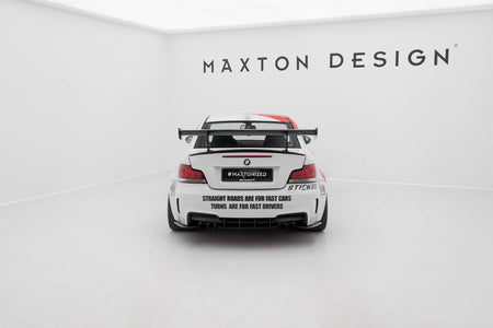 Carbon Spoiler With Internal Brackets Uprights V.1 suitable for BMW 1 M E82