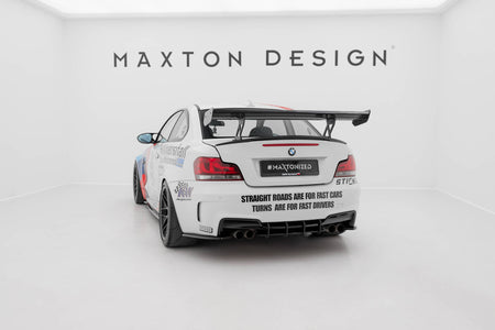 Carbon Spoiler With Internal Brackets Uprights V.1 suitable for BMW 1 M E82