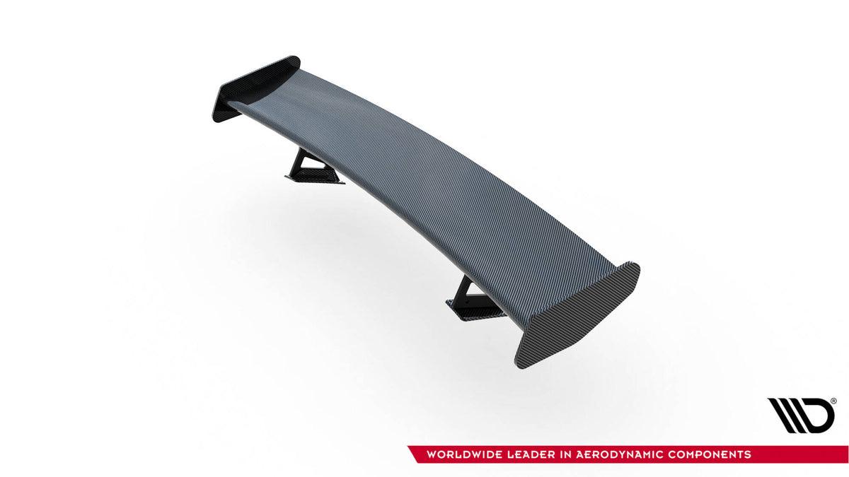 Carbon Spoiler With Internal Brackets Uprights V.1 suitable for Porsche 718 Cayman  982c