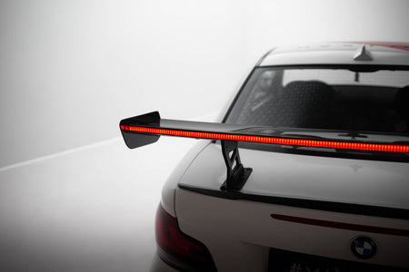 Carbon Spoiler With Internal Brackets Uprights V.2 + LED suitable for BMW 1 M E82