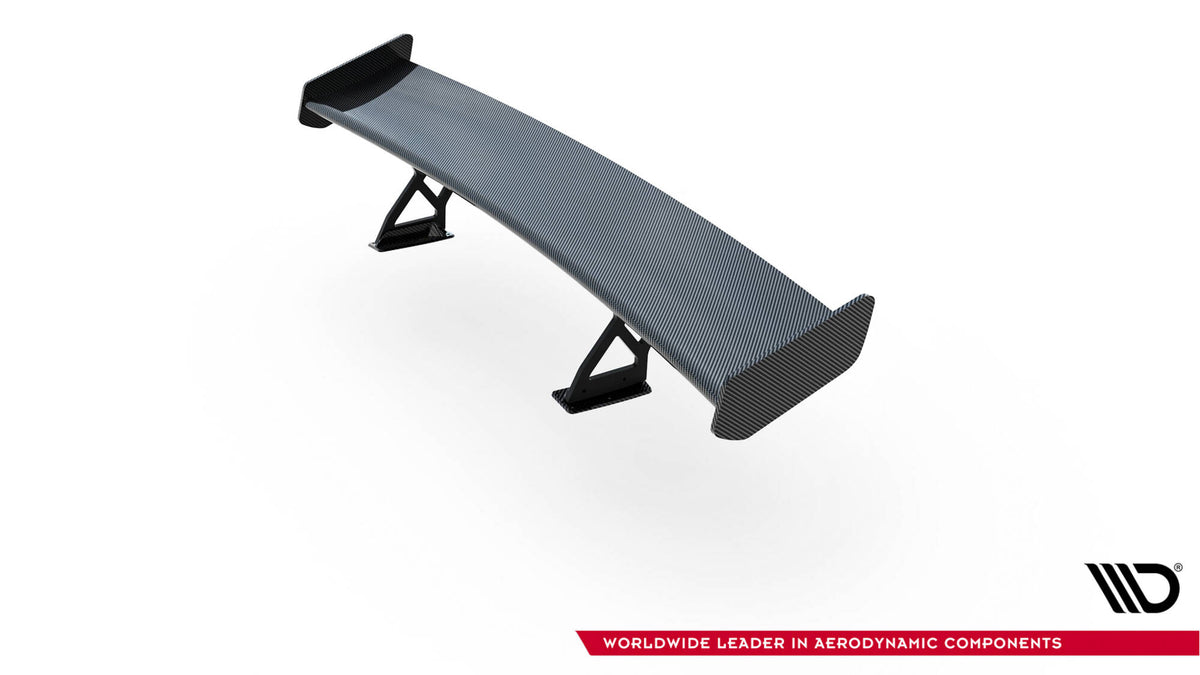 Carbon Spoiler With Internal Brackets Uprights V.2 + LED suitable for BMW 1 M E82