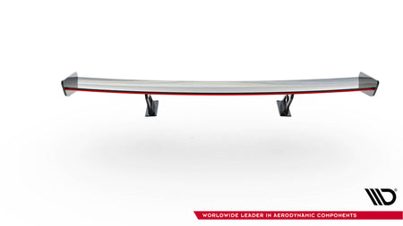 Carbon Spoiler With Internal Brackets Uprights V.2 + LED suitable for BMW 1 M E82