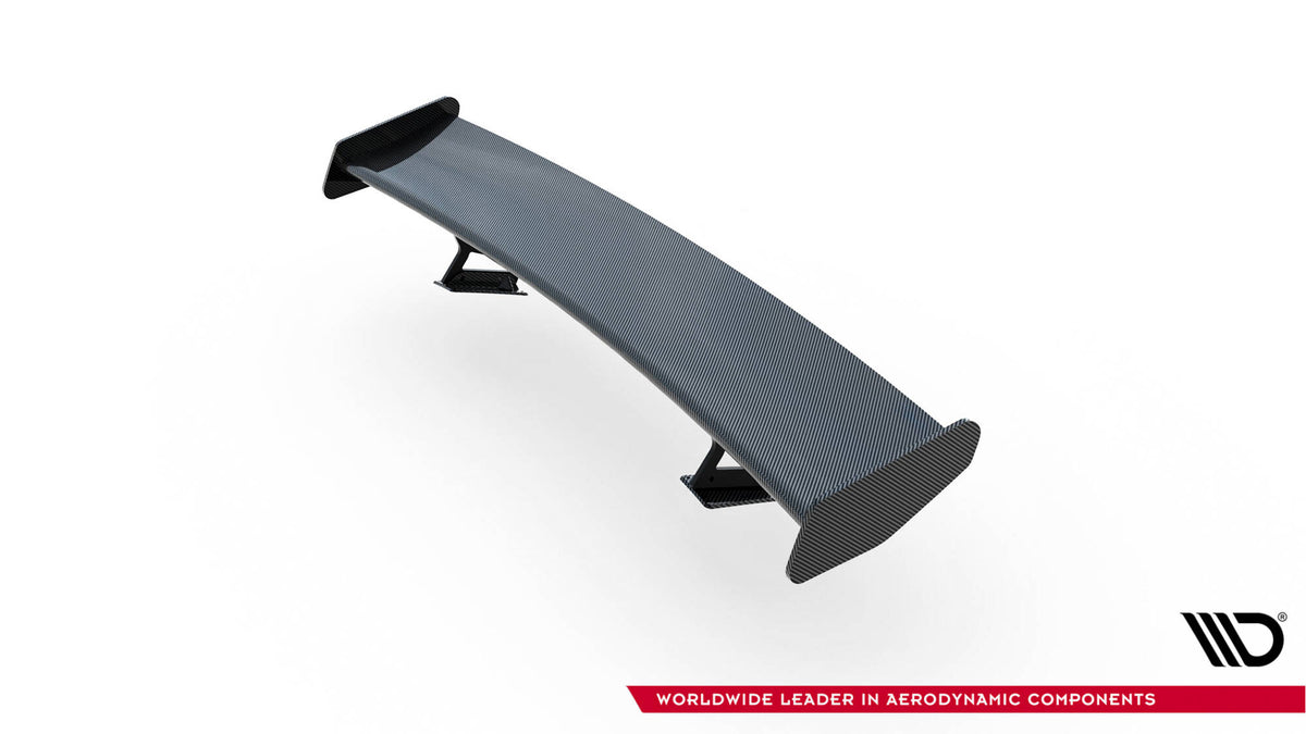 Carbon Spoiler With Internal Brackets Uprights V.2 suitable for Porsche 718 Cayman 982c