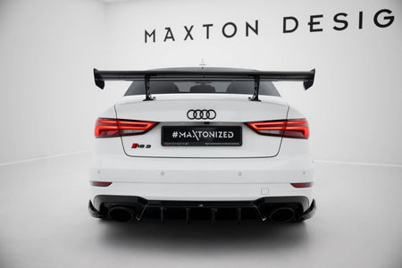Carbon Spoiler With Internal Brackets Uprights suitable for Audi A3 / A3 S-Line / S3 / RS3 Sedan 8V / 8V Facelift