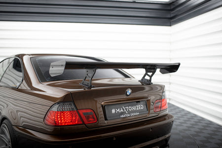 Carbon Spoiler With Internal Brackets Uprights suitable for BMW 3 Coupe E46