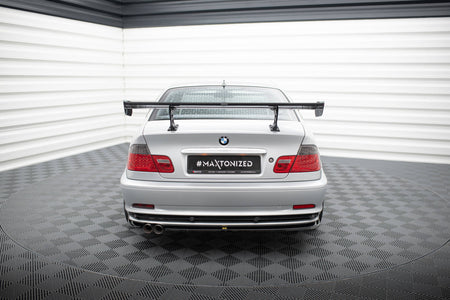 Carbon Spoiler With Internal Brackets Uprights suitable for BMW 3 Coupe E46