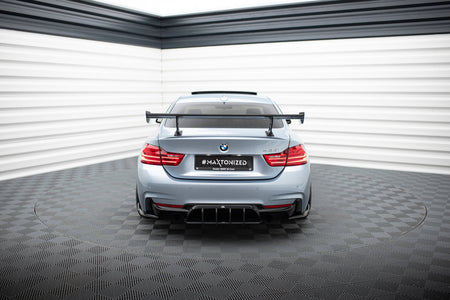 Carbon Spoiler With Internal Brackets Uprights suitable for BMW 4 F32 / 4 F32 M-Pack Coupe