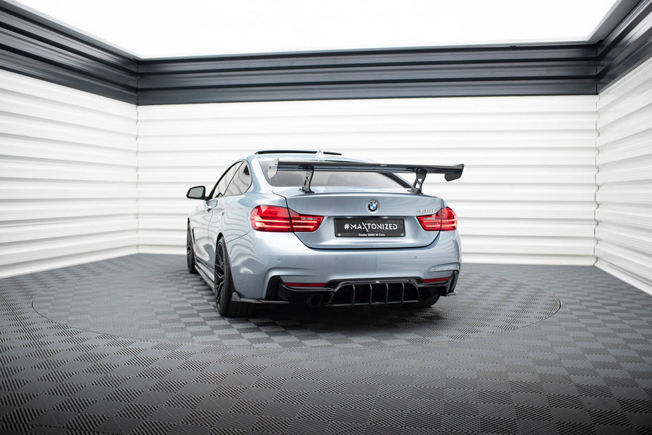 Carbon Spoiler With Internal Brackets Uprights suitable for BMW 4 F32 / 4 F32 M-Pack Coupe