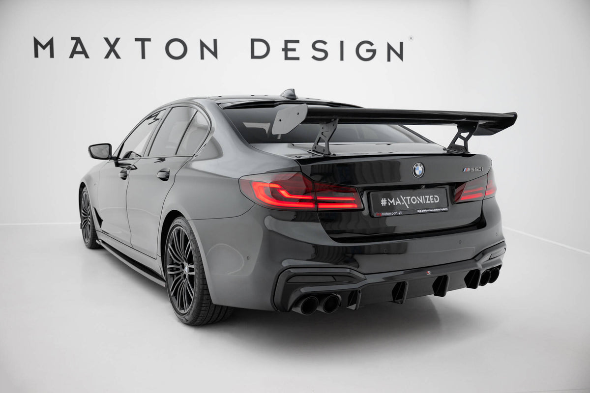Carbon Spoiler With Internal Brackets Uprights suitable for BMW 5 / M5 Sedan G30 / F90