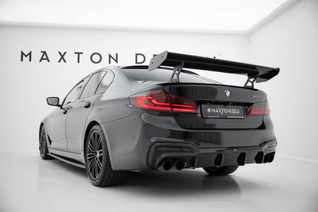Carbon Spoiler With Internal Brackets Uprights suitable for BMW 5 / M5 Sedan G30 / F90