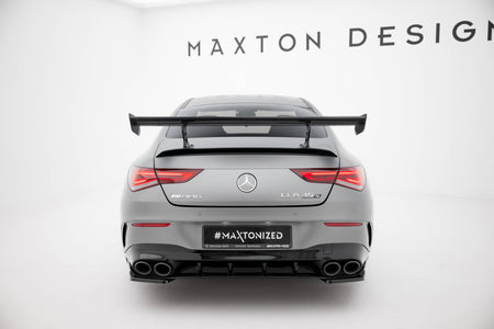 Carbon Spoiler With Internal Brackets Uprights suitable for Mercedes-Benz CLA Coupe C118 / C118 Facelift