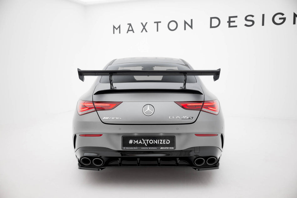 Carbon Spoiler With Internal Brackets Uprights suitable for Mercedes-Benz CLA Coupe C118 / C118 Facelift