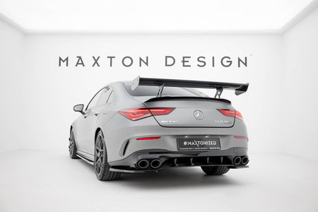 Carbon Spoiler With Internal Brackets Uprights suitable for Mercedes-Benz CLA Coupe C118 / C118 Facelift