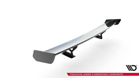 Carbon Spoiler With Internal Brackets Uprights suitable for Volkswagen Jetta GLI Mk7