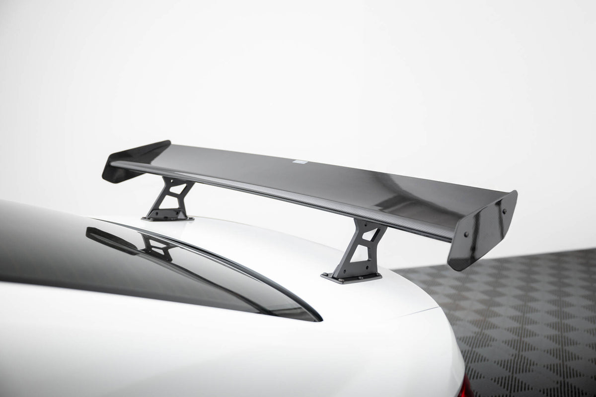 Carbon Spoiler With Internal Brackets Uprights suitable for Volkswagen Jetta GLI Mk7