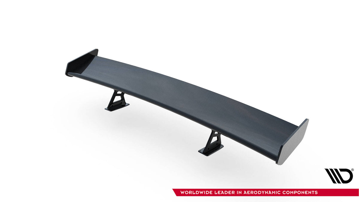 Carbon Spoiler With Internal Brackets Uprights suitable for Volkswagen Jetta GLI Mk7
