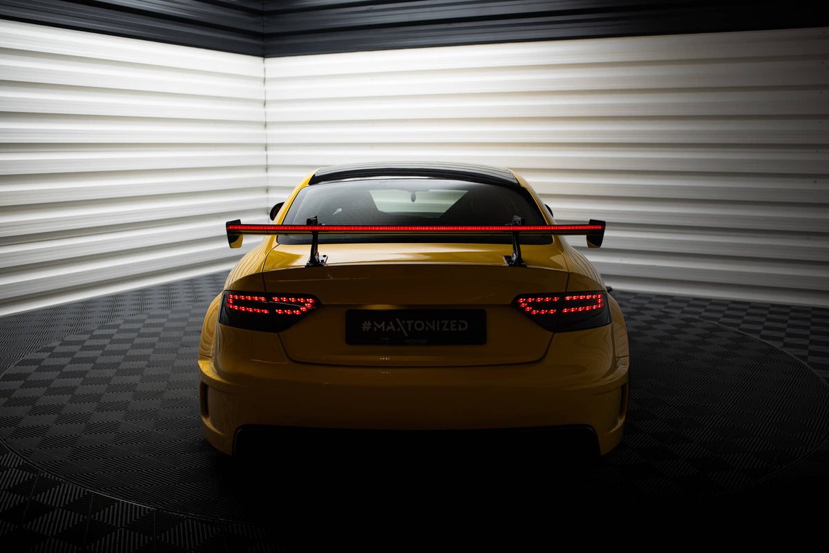 Carbon Spoiler With Upper Swan Mounting + LED suitable for Audi A5 Coupe 8T