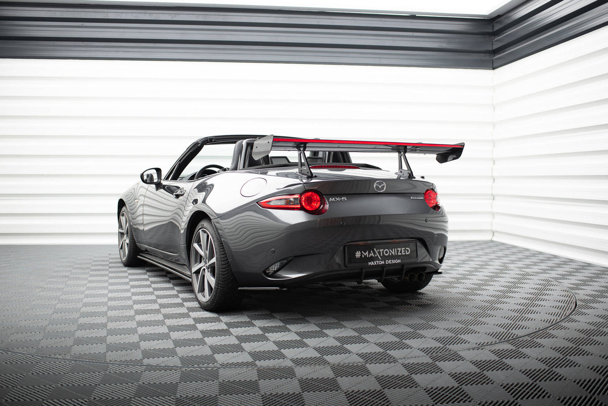 Carbon Spoiler With Upper Swan Mounting + LED suitable for Mazda MX-5 ND (Mk4)