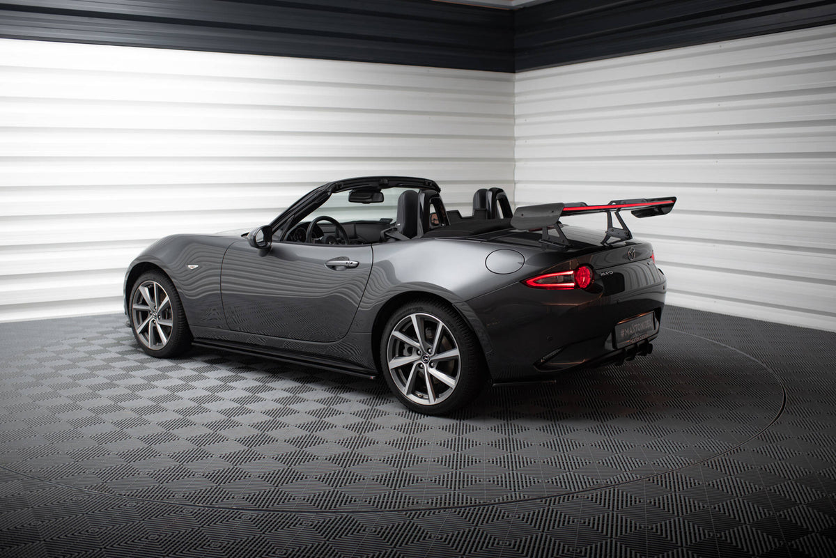 Carbon Spoiler With Upper Swan Mounting + LED suitable for Mazda MX-5 ND (Mk4)