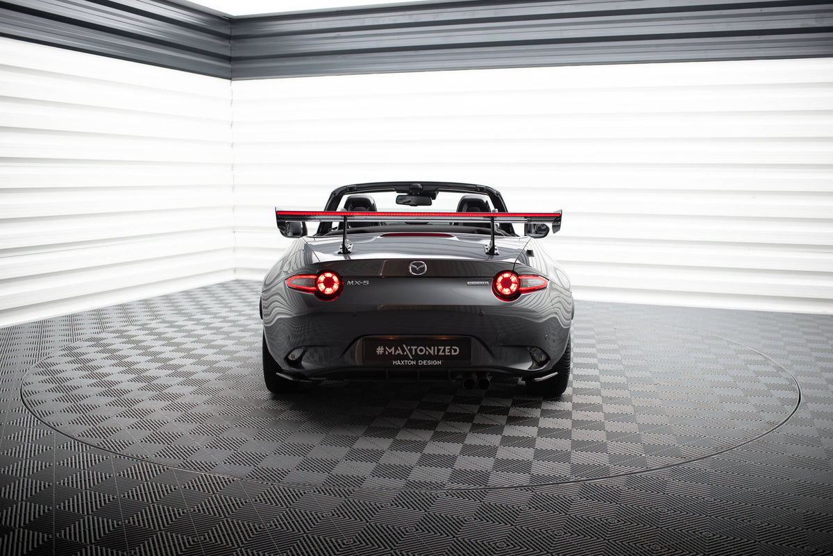 Carbon Spoiler With Upper Swan Mounting + LED suitable for Mazda MX-5 ND (Mk4)