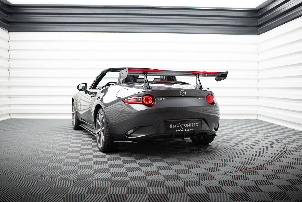 Carbon Spoiler With Upper Swan Mounting + LED suitable for Mazda MX-5 ND (Mk4)