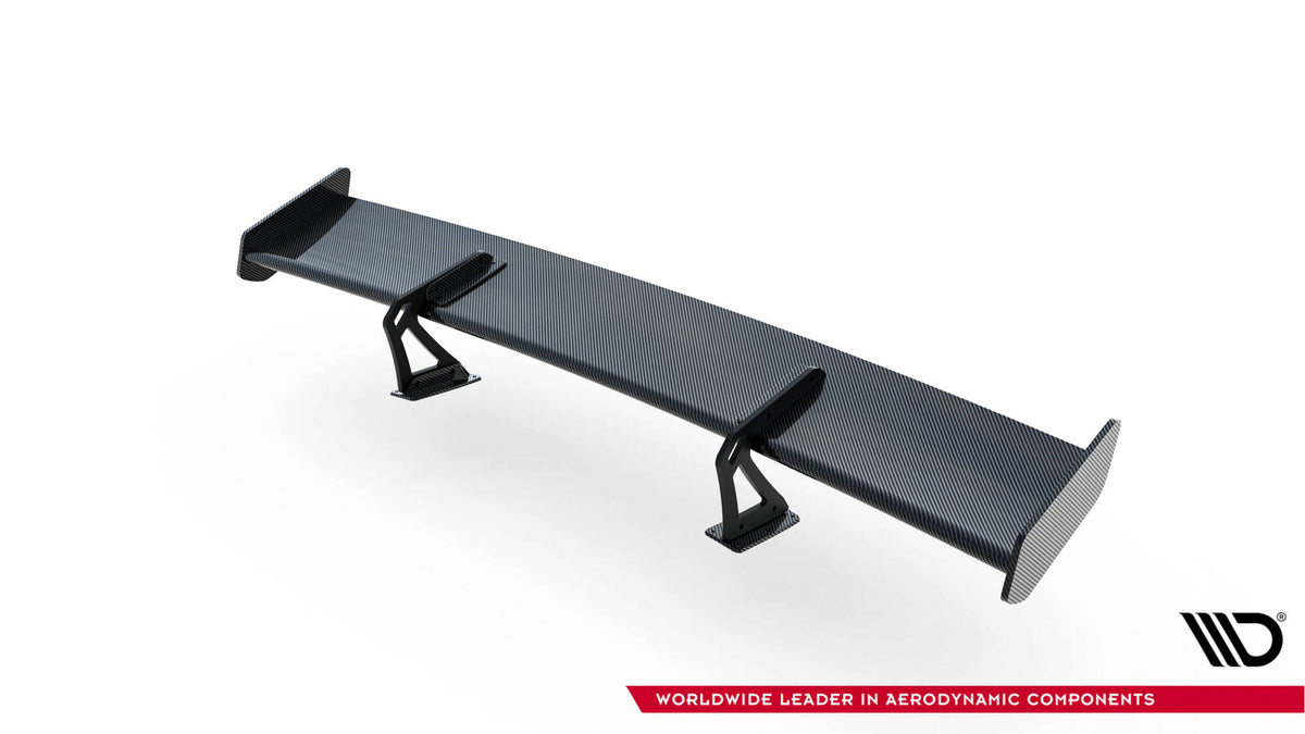 Carbon Spoiler With Upper Swan Mounting + LED suitable for Mercedes-Benz CLA Coupe C118 / C118 Facelift