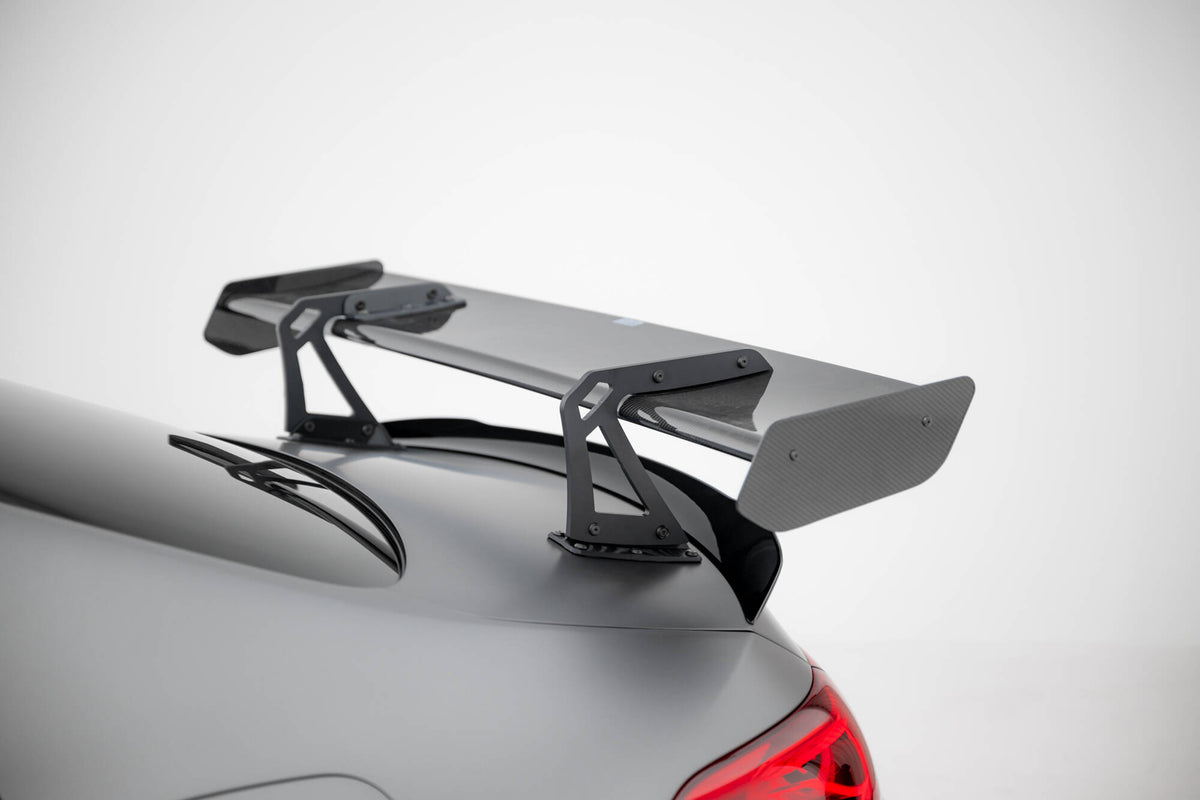 Carbon Spoiler With Upper Swan Mounting + LED suitable for Mercedes-Benz CLA Coupe C118 / C118 Facelift