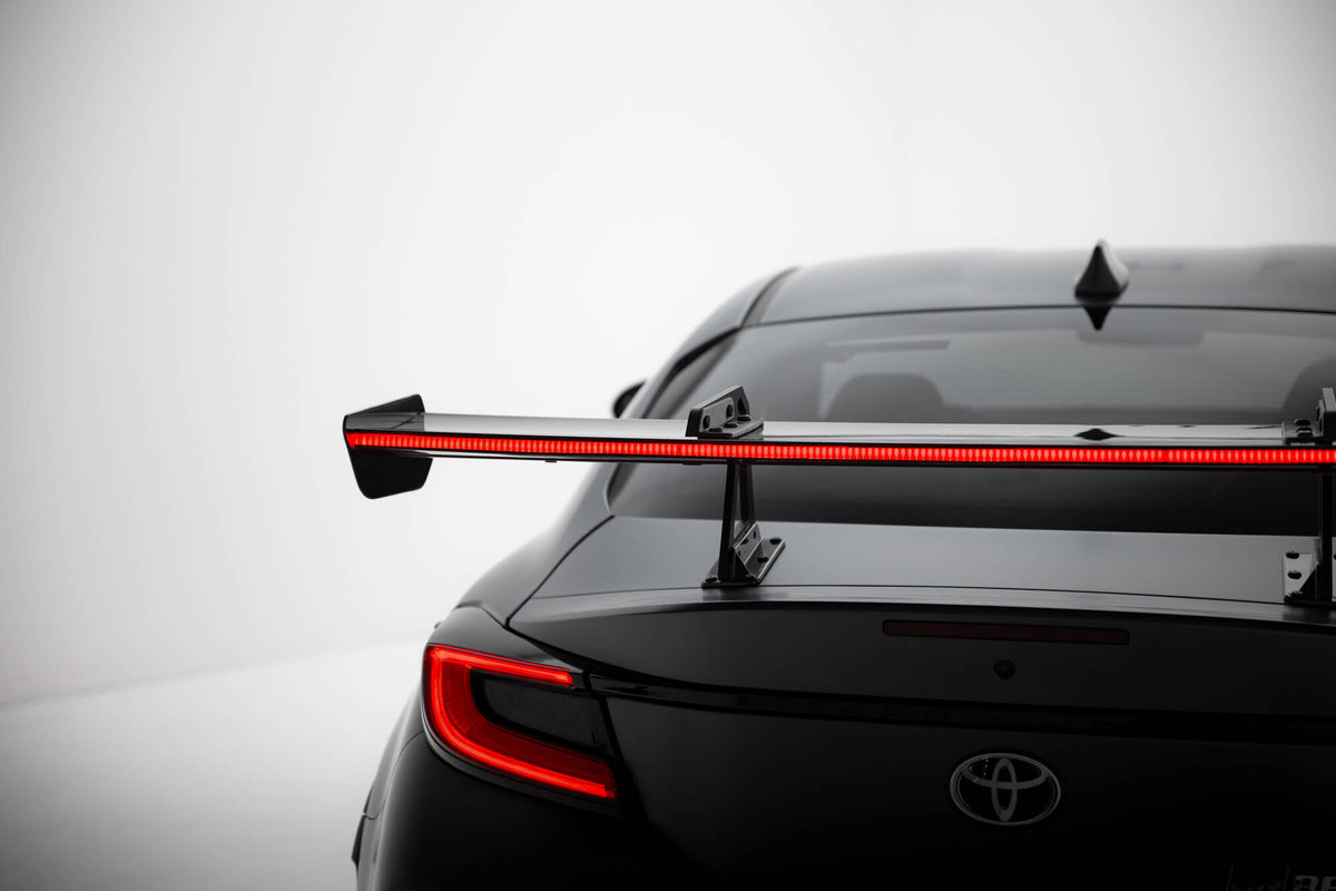 Carbon Spoiler With Upper Swan Mounting + LED suitable for Toyota GR86 / Subaru BRZ Mk2