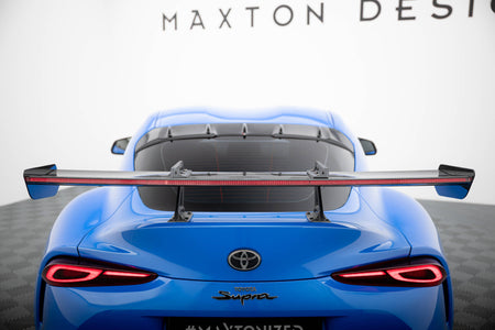 Carbon Spoiler With Upper Swan Mounting + LED suitable for Toyota Supra Mk5