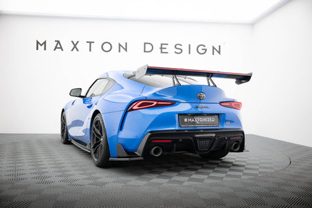 Carbon Spoiler With Upper Swan Mounting + LED suitable for Toyota Supra Mk5