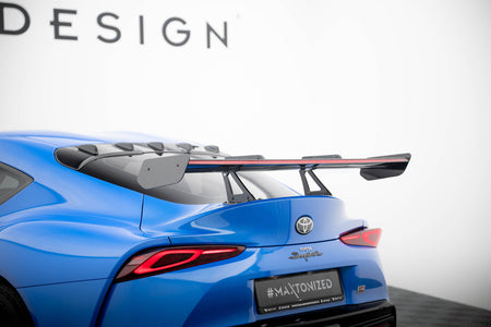 Carbon Spoiler With Upper Swan Mounting + LED suitable for Toyota Supra Mk5