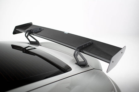 Carbon Spoiler With Upper Swan Mounting V.1 + LED suitable for Porsche 718 Cayman 982c
