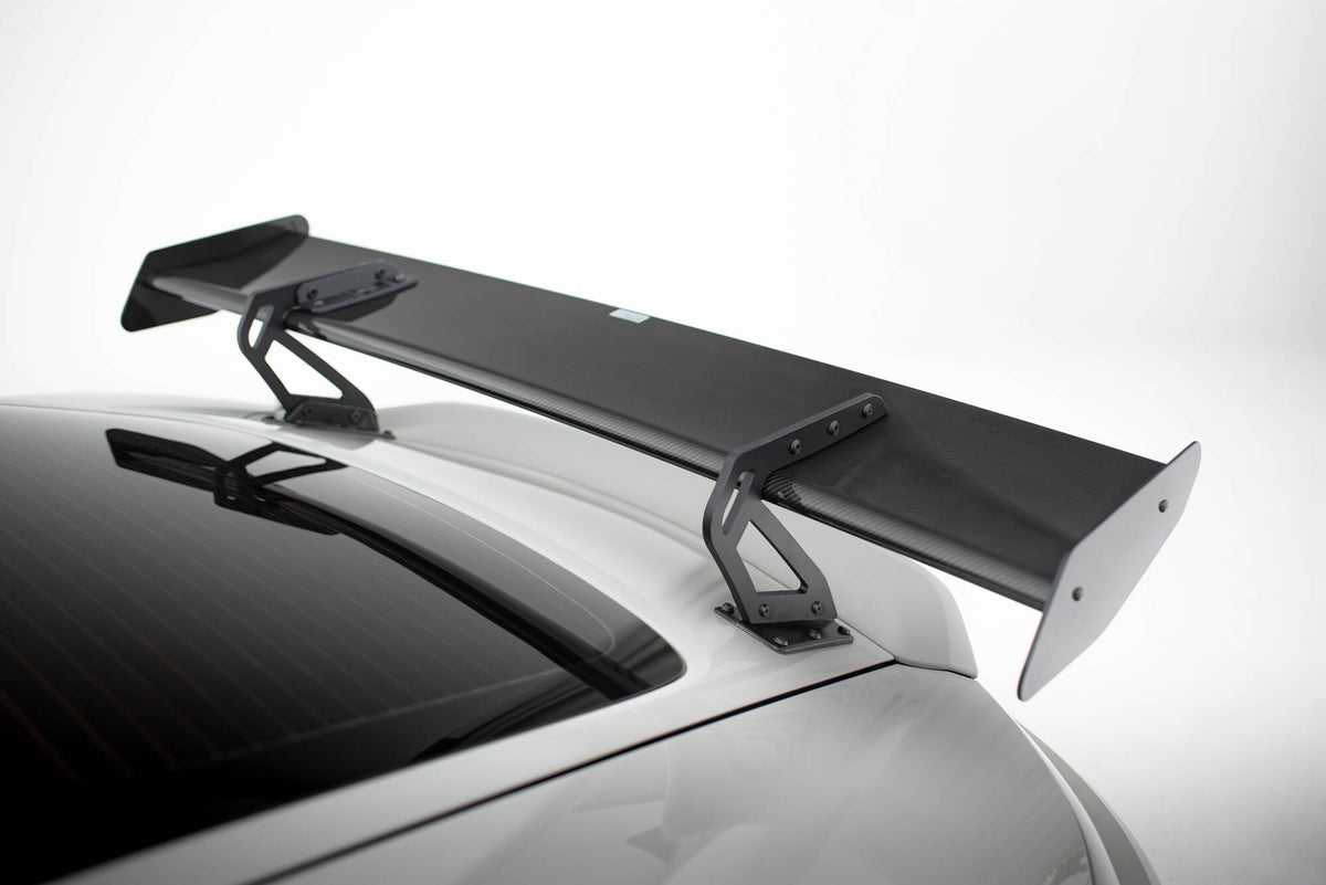 Carbon Spoiler With Upper Swan Mounting  V.1 suitable for Porsche 718 Cayman 982c