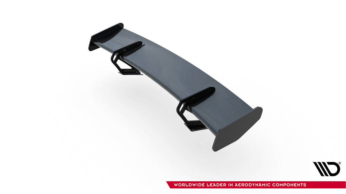 Carbon Spoiler With Upper Swan Mounting  V.1 suitable for Porsche 718 Cayman 982c