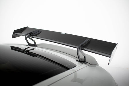 Carbon Spoiler With Upper Swan Mounting V.2 + LED suitable for Porsche 718 Cayman 982c