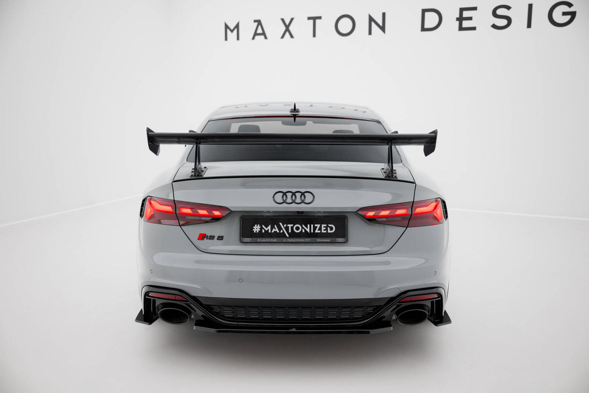 Carbon Spoiler With Upper Swan Mounting  suitable for Audi A5 / A5 S-Line / S5 / RS5 Coupe F5 / F5 Facelift