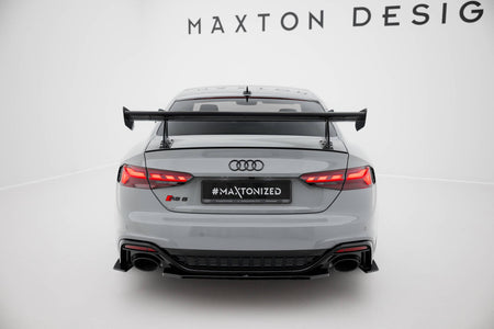 Carbon Spoiler With Upper Swan Mounting  suitable for Audi A5 / A5 S-Line / S5 / RS5 Coupe F5 / F5 Facelift