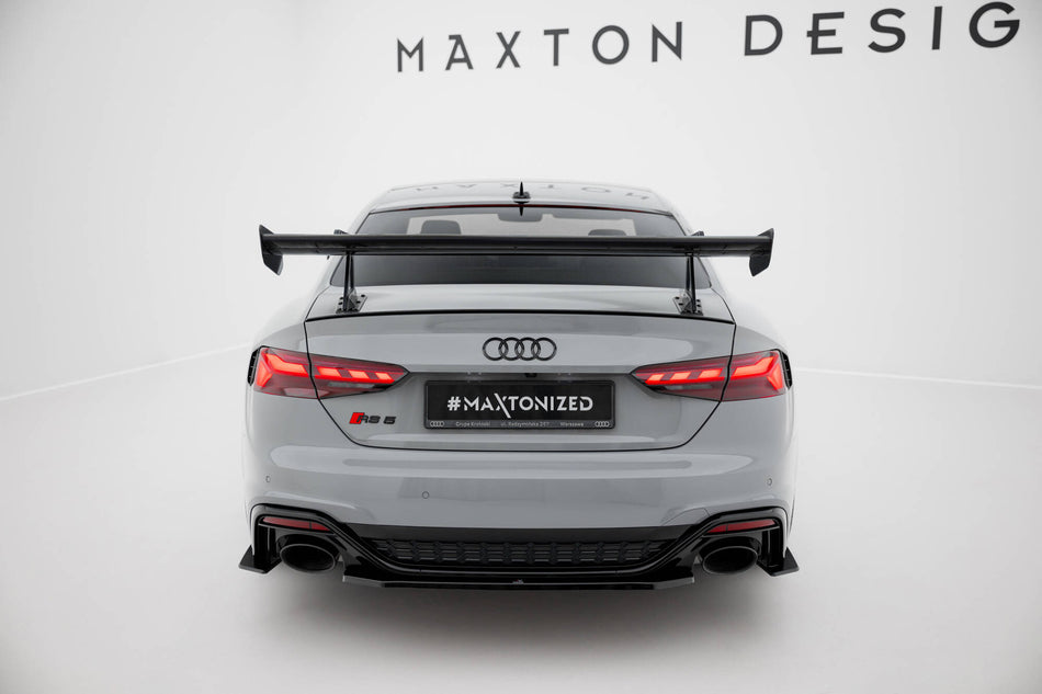 Carbon Spoiler With Upper Swan Mounting  suitable for Audi A5 / A5 S-Line / S5 / RS5 Coupe F5 / F5 Facelift