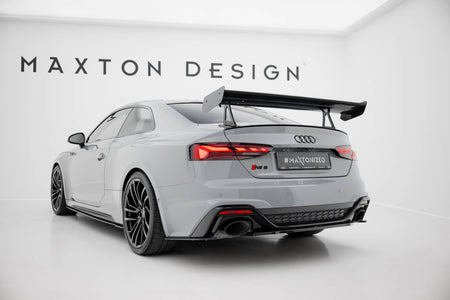 Carbon Spoiler With Upper Swan Mounting  suitable for Audi A5 / A5 S-Line / S5 / RS5 Coupe F5 / F5 Facelift