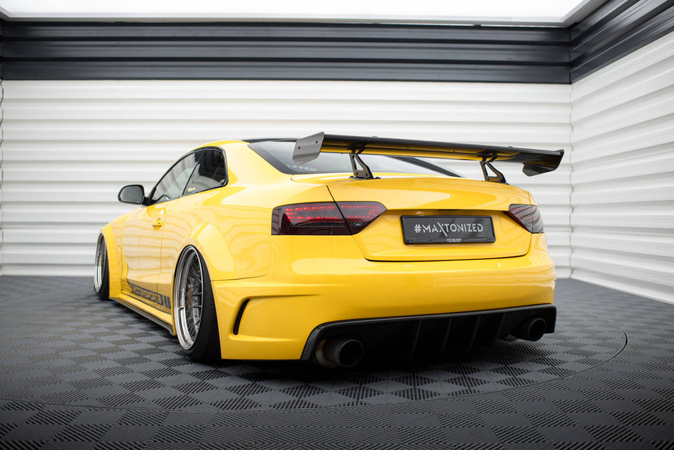 Carbon Spoiler With Upper Swan Mounting  suitable for Audi A5 Coupe 8T
