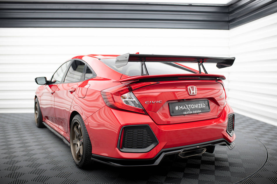 Carbon Spoiler With Upper Swan Mounting  suitable for Honda Civic SI Mk10